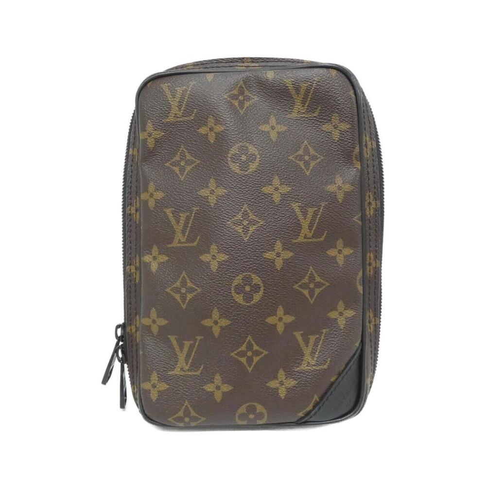 LOUIS VUITTON Black Monogram Shoulder Bag